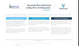 
							         Keystyle Data Solutions - Welcome!								  
							    