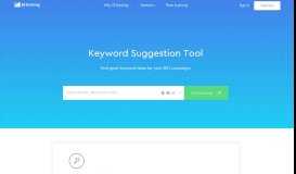 
							         Keyword Suggestion Tool: Relevant Keywords ... - SE Ranking								  
							    