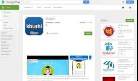 
							         khUshi - Apps on Google Play								  
							    