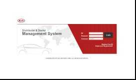 
							         Kia Distributor and Dealer Management System including KCA training								  
							    
