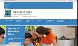 
							         Kiama High School: Home								  
							    