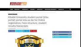 
							         Kibabii University student portal (kibu portal) portal.kibu.ac.ke for ...								  
							    