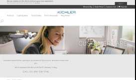 
							         Kichler Customer Care | Kichler Lighting								  
							    