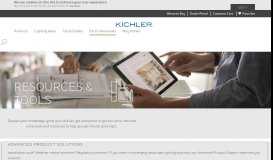 
							         Kichler Resources & Tools | Kichler Lighting								  
							    