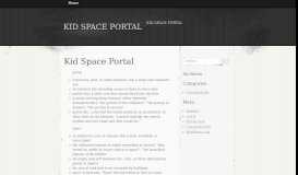 
							         kid space portal - WordPress.com								  
							    
