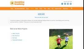 
							         Kidcare - Sonshine Academy								  
							    