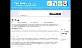 
							         KidiCorp - NZ Childcare Centres								  
							    