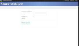 
							         KidReports Admin Portal								  
							    