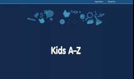 
							         Kids AZ: Kids Login								  
							    