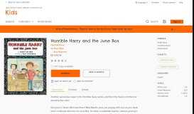 
							         Kids - Horrible Harry and the June Box - Wisconsin Public Library ...								  
							    