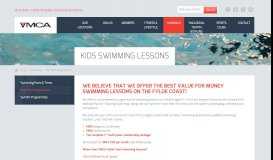 
							         Kids Swimming Lessons | Fylde Coast YMCA Y:Active								  
							    