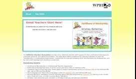 
							         KidVision Teachers Association Application - WPBT								  
							    