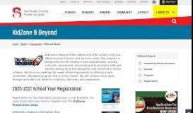 
							         KidZone & Beyond | Seminole County Public Schools								  
							    