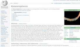 
							         Kiemenringelwurm – Wikipedia								  
							    