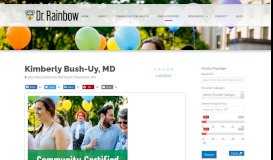 
							         Kimberly Bush-Uy, MD - Dr. Rainbow | Coming Out for Health in West ...								  
							    