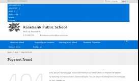 
							         Kinder Parent Information - Rosebank Public School								  
							    