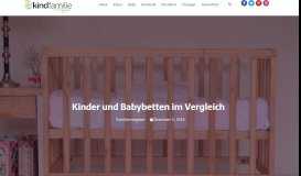 
							         Kinder und Babybetten im Vergleich | Familien Kind Portal								  
							    