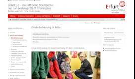 
							         Kinderbetreuung in Erfurt | Erfurt.de								  
							    