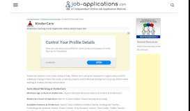 
							         KinderCare Application, Jobs & Careers Online - Job-Applications.com								  
							    
