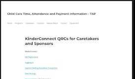 
							         KinderConnect QRCs for Programs – Child Care Time ...								  
							    