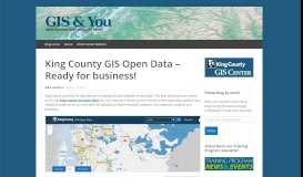 
							         King County GIS Open Data – Ready for business! | GIS & You								  
							    