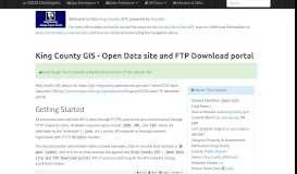 
							         King County GIS - Open Data site and FTP Download portal | Socrata ...								  
							    