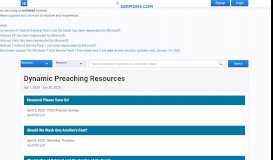 
							         King Duncan's Dynamic Preaching Resources | Sermon and ...								  
							    