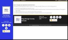 
							         King George County Schools								  
							    