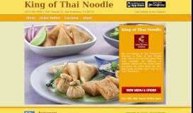 
							         King of Thai Noodle Cafe Restaurant | 94116 | San Francisco - FREE ...								  
							    