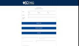 
							         King Portal: King University Student Application								  
							    