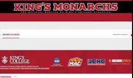 
							         King's College Athletics - Official Athletics Website								  
							    