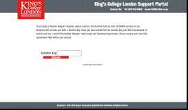 
							         King's College London - IT Support Portal - Powered by BOMGAR								  
							    