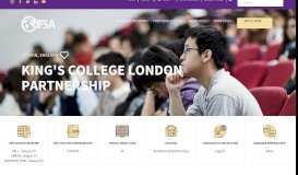 
							         King's College London Partnership - IFSA Butler :IFSA Butler								  
							    