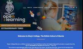 
							         King's College Murcia | British School of Murcia								  
							    