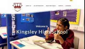 
							         Kingsley High School: Home								  
							    
