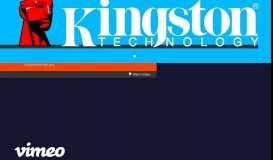 
							         Kingston - Largest Independent Manufacturer of Memory Products								  
							    