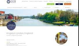 
							         Kingston London, England - CCIS Study Abroad								  
							    