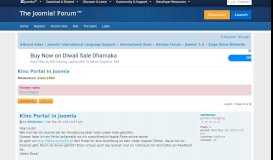 
							         Kino Portal in Joomla - Joomla! Forum - community, help and support								  
							    
