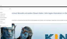 
							         Kinox.to, Streamcloud, Movie4k und andere Stream-Seiten: Zehn ...								  
							    