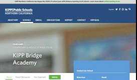 
							         KIPP Bridge Academy: About								  
							    