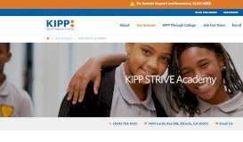 
							         KIPP STRIVE ACADEMY - KIPP Metro Atlanta								  
							    