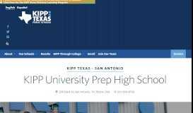 
							         KIPP University Prep - KIPP San Antonio Public Schools								  
							    