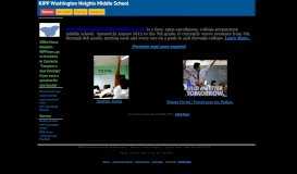 
							         KIPP Washington Heights Middle School - Google Sites								  
							    