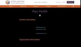 
							         Kipu Health Accredited | National Association of Addiction ...								  
							    