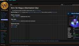 
							         Kirin Tor Magus (Stormwind City) - Wowpedia - Your wiki guide to the ...								  
							    