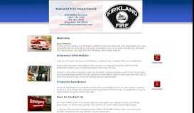 
							         Kirkland Fire Department - EMS Patient Portal								  
							    