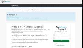 
							         Kirklees Parent Portal satisfaction survey - My Kirklees Account								  
							    