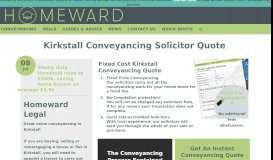 
							         Kirkstall | Homeward Legal | Conveyancing Solicitor Quote								  
							    