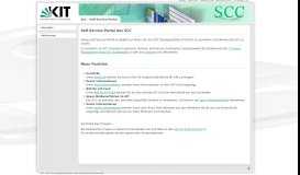 
							         KIT - SCC - Self-Service-Portal - Startseite								  
							    