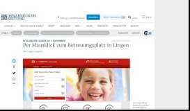
							         Kita-Online Lingen ab 1. November: Per Mausklick zum ... - NOZ								  
							    